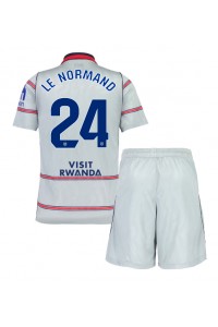 Atletico Madrid Robin Le Normand #24 Babyklær Tredje Fotballdrakt til barn 2026-27 Korte ermer (+ Korte bukser)